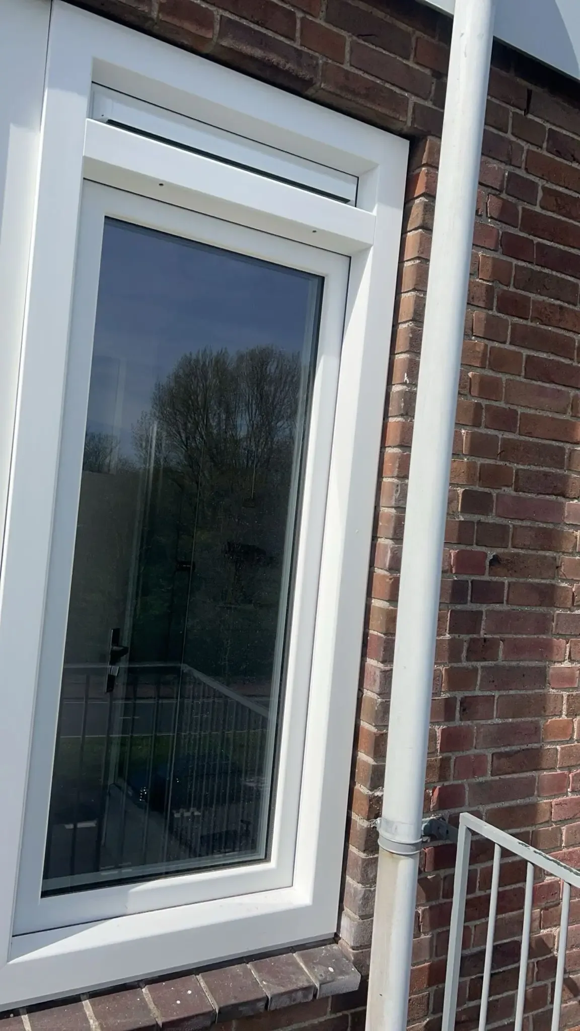 Kunststof kozijn met ventilatierooster